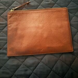 Fossil Brown Leather Men's Pouch